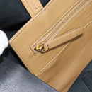 CELINE Tote Bag Leather Black Auth 183811-21