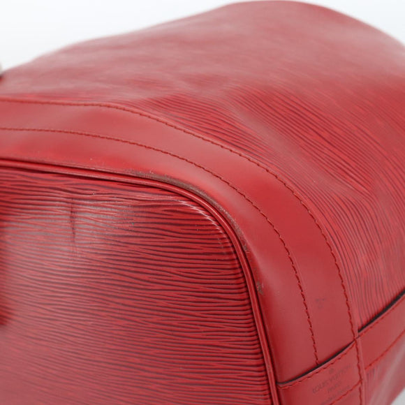 LOUIS VUITTON Epi Noe Shoulder Bag Red M44007 LV Auth 183813A