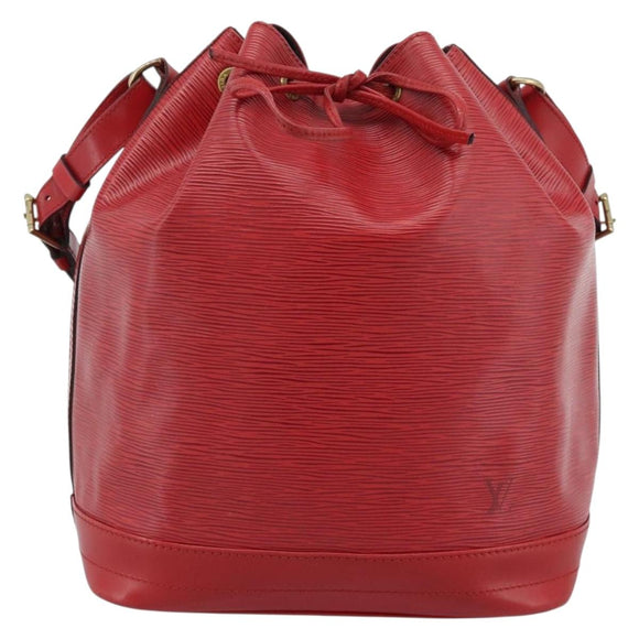 LOUIS VUITTON Epi Noe Shoulder Bag Red M44007 LV Auth 183813A