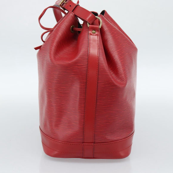 LOUIS VUITTON Epi Noe Shoulder Bag Red M44007 LV Auth 183813A