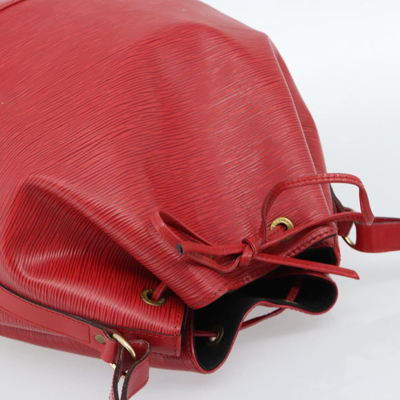 LOUIS VUITTON Epi Noe Shoulder Bag Red M44007 LV Auth 183813A