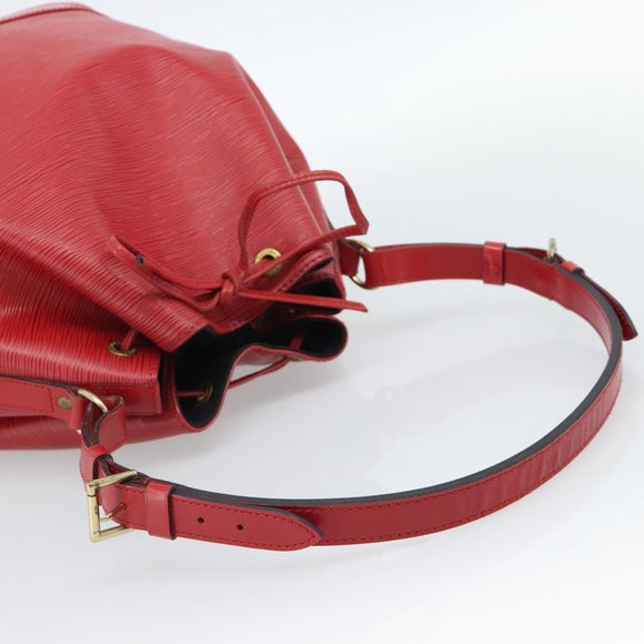 LOUIS VUITTON Epi Noe Shoulder Bag Red M44007 LV Auth 183813A