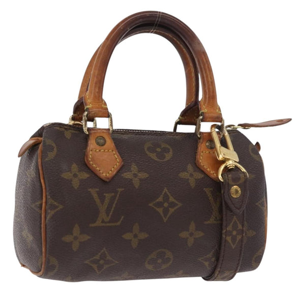 LOUIS VUITTON Monogram Mini Speedy Handtas M41534 LV Auth 183816