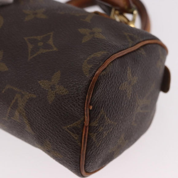 LOUIS VUITTON Monogram Mini Speedy Handtas M41534 LV Auth 183816