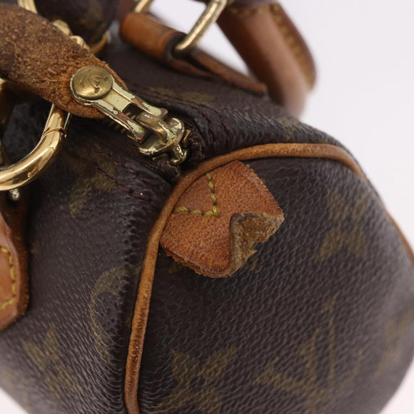 LOUIS VUITTON Monogram Mini Speedy Handtas M41534 LV Auth 183816