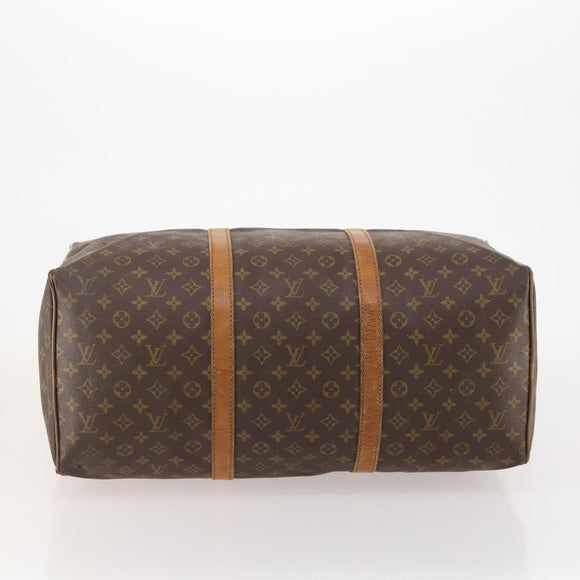 LOUIS VUITTON Monogram Sac Souple 55 Boston Bag M41622 LV Auth 183820