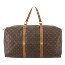 LOUIS VUITTON Monogram Sac Souple 55 Boston Bag M41622 LV Auth 183820-13