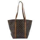 LOUIS VUITTON Monogram Sac Shopping Tote Bag M51108 LV Auth 183822-2