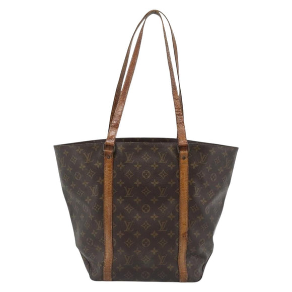 LOUIS VUITTON Monogram Sac Shopping Tote Bag M51108 LV Auth 183822