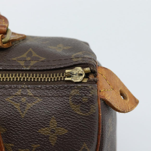 LOUIS VUITTON Monogram Speedy 25 Handtas M41528 LV Auth 183824