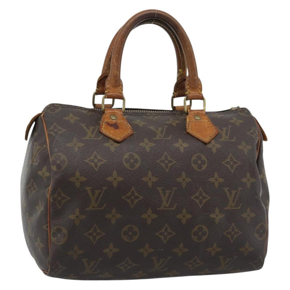 LOUIS VUITTON Monogram Speedy 25 Handtas M41528 LV Auth 183824