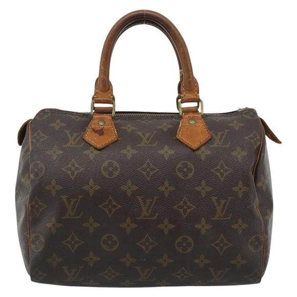 LOUIS VUITTON Monogram Speedy 25 Handtas M41528 LV Auth 183824