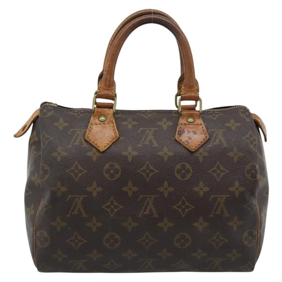 LOUIS VUITTON Monogram Speedy 25 Handtas M41528 LV Auth 183824