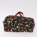 Salvatore Ferragamo Tragetasche Canvas Schwarz Gold Orig 183829-10