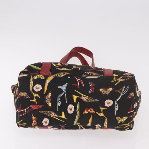 Salvatore Ferragamo Tragetasche Canvas Schwarz Gold Orig 183829