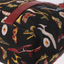 Salvatore Ferragamo Tragetasche Canvas Schwarz Gold Orig 183829-14