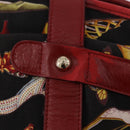 Salvatore Ferragamo Tragetasche Canvas Schwarz Gold Orig 183829-15