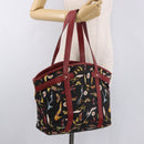 Salvatore Ferragamo Tragetasche Canvas Schwarz Gold Orig 183829-22