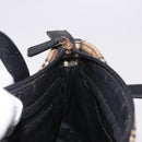 BURBERRY Nova Check Hand Bag Canvas Beige Gold Auth 183831-17