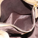 Miu Miu Tote Bag Leather Green Gold Auth 183837SAM-20