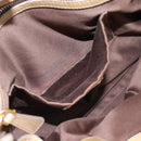 Miu Miu Tote Bag Leather Green Gold Auth 183837SAM-21