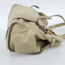 Miu Miu Tote Bag Leather Green Gold Auth 183837SAM-4