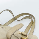 Miu Miu Tote Bag Leather Green Gold Auth 183837SAM-8