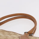 GUCCI GG Canvas Handtasche Beige Silber 113015 Auth 183839A-8