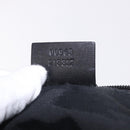 GUCCI GG Canvas Jackie Shoulder Bag Black Silver 00963 Auth 183840V-22