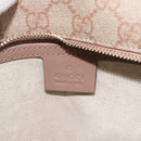 GUCCI GG Supreme Tote Bag PVC Beige Gold 211138 Auth 183842A-16