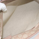 GUCCI GG Supreme Tote Bag PVC Beige Gold 211138 Auth 183842A-17