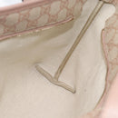 GUCCI GG Supreme Tote Bag PVC Beige Gold 211138 Auth 183842A-18