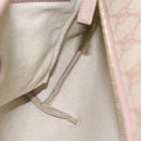 GUCCI GG Supreme Tote Bag PVC Beige Gold 211138 Auth 183842A-19