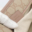 GUCCI GG Supreme Tote Bag PVC Beige Gold 211138 Auth 183842A-21