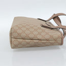 GUCCI GG Supreme Tote Bag PVC Beige Gold 211138 Auth 183842A-5