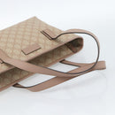 GUCCI GG Supreme Tote Bag PVC Beige Gold 211138 Auth 183842A-7