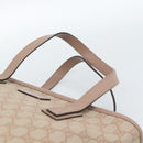 GUCCI GG Supreme Tote Bag PVC Beige Gold 211138 Auth 183842A-8