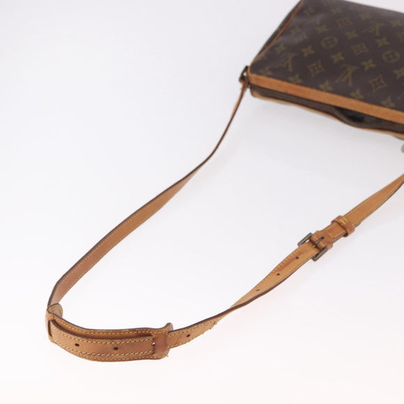 LOUIS VUITTON Monogram Tulle Lee Shoulder Bag Vintage M51348 LV Auth 183847