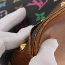LOUIS VUITTON Monogram Multicolor Alma Hand Bag Black M92646 LV Auth 183852-10
