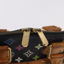 LOUIS VUITTON Monogram Multicolor Alma Hand Bag Black M92646 LV Auth 183852-20