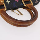 LOUIS VUITTON Monogram Multicolor Alma Hand Bag Black M92646 LV Auth 183852-7