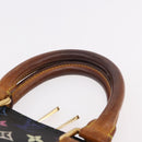 LOUIS VUITTON Monogram Multicolor Alma Hand Bag Black M92646 LV Auth 183852-8