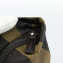 FENDI Pekan Canvas Tragetasche Braun Schwarz Original 183855-14