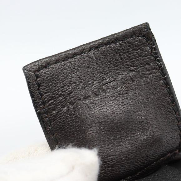FENDI Pekan Canvas Tragetasche Braun Schwarz Original 183855