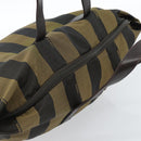 FENDI Pekan Canvas Tragetasche Braun Schwarz Original 183855-6