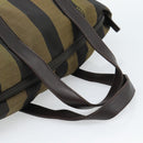 FENDI Pekan Canvas Tragetasche Braun Schwarz Original 183855-7