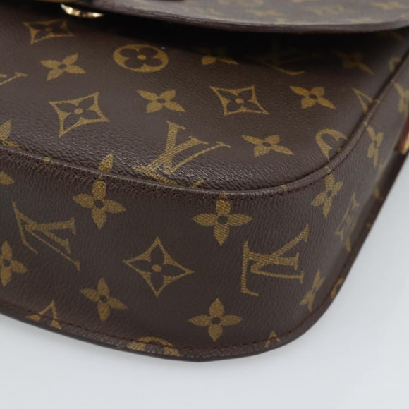 LOUIS VUITTON Monogram Saint Cloud GM Shoulder Bag M51242 LV Auth 183858