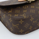 LOUIS VUITTON Monogram Saint Cloud GM Shoulder Bag M51242 LV Auth 183858-15