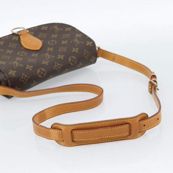 LOUIS VUITTON Monogram Saint Cloud GM Shoulder Bag M51242 LV Auth 183858