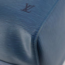 LOUIS VUITTON Epi Keepall 50 Boston Bag Blue M42965 LV Auth 183860A-15